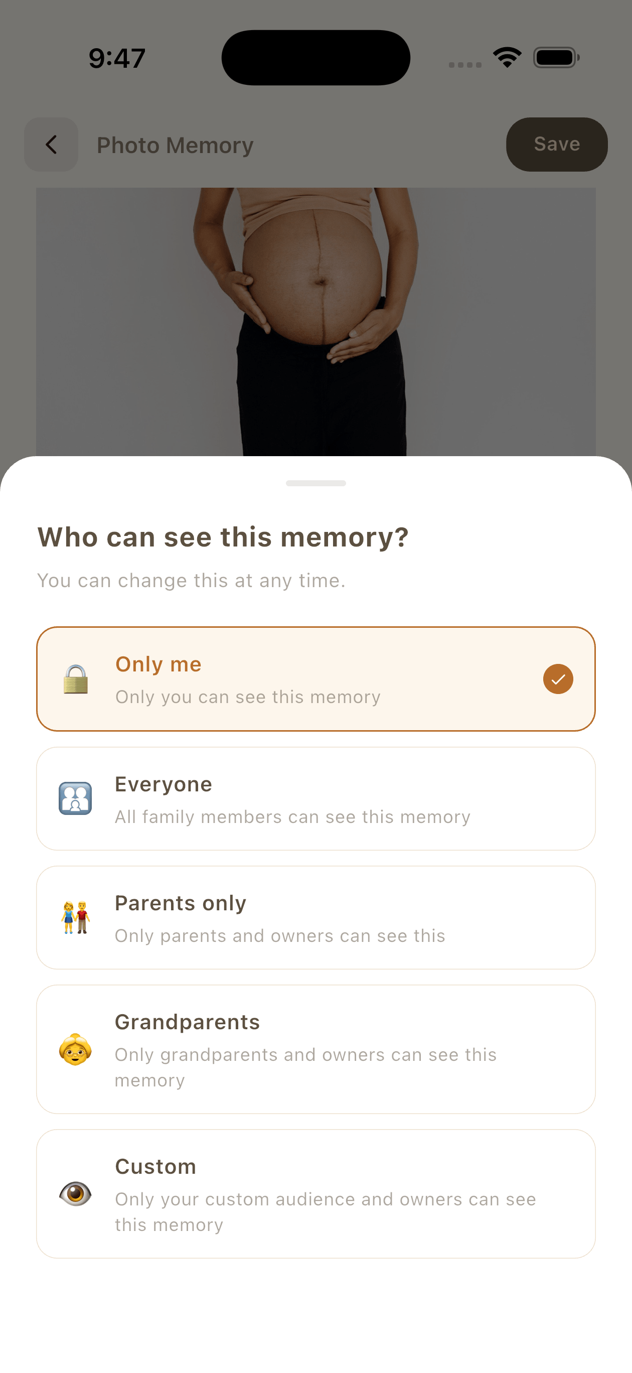 A private memory in The Days We Keep